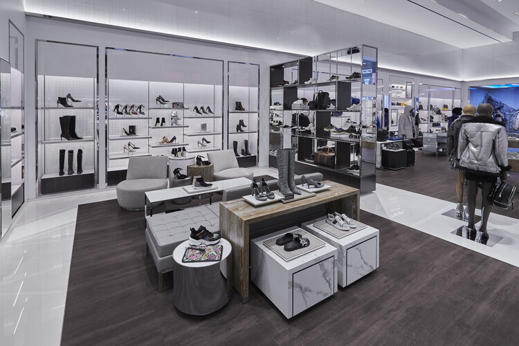 Intérieur du new flagship de Michael Kors au Canada à Montreal 