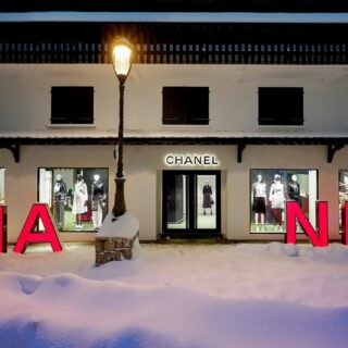 La maison Chanel ouvre sa boutique saisonnière à Courchevel