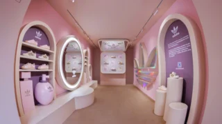 Desing intérieur du magasin éphémère Adidas en collaboration avec Harmay à Shanghai