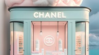 L'univers utopique de la maison de luxe Chanel formulé par de l'intelligence artificielle.