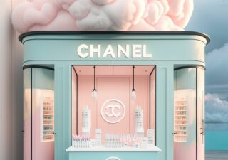 L'univers utopique de la maison de luxe Chanel formulé par de l'intelligence artificielle.