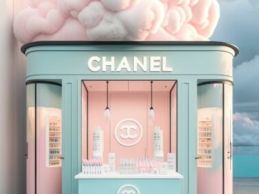 L'univers utopique de la maison de luxe Chanel formulé par de l'intelligence artificielle.