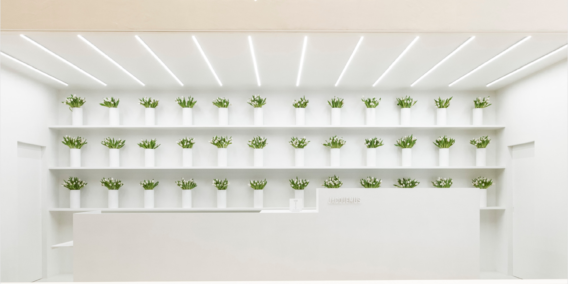 Dans l'univers poétique de la maison de luxe Jacquemus aux Galeries Lafayette