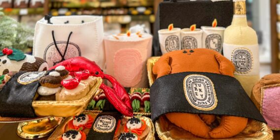 Repas festif façon Diptyque et Lucy Sparrow à Londres